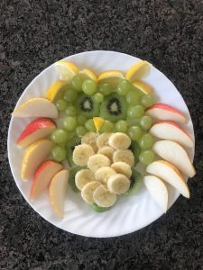 Obst für Kinder - Obst Eule