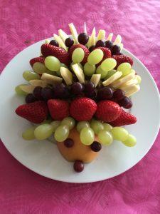 Obst für Kinder - Obst Igel