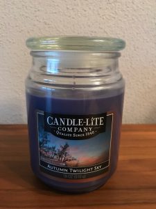 Candle-Lite Autum Twilight Sky